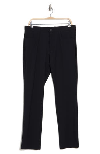 Shop Callaway Golf ® Flat Front 5-pocket Golf Pants In Caviar