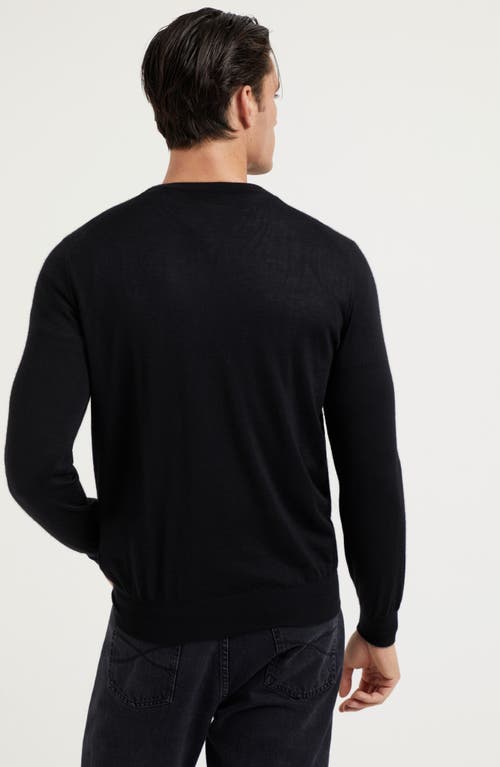 Shop Brunello Cucinelli Lightweight Sweater In Black