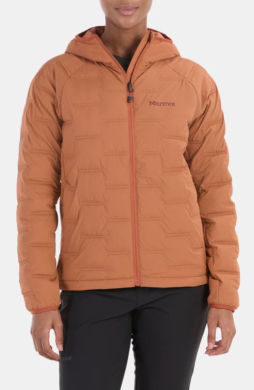 Shop Marmot Warmcube™ Active Novus Insulated Hooded Jacket<br> In Auburn