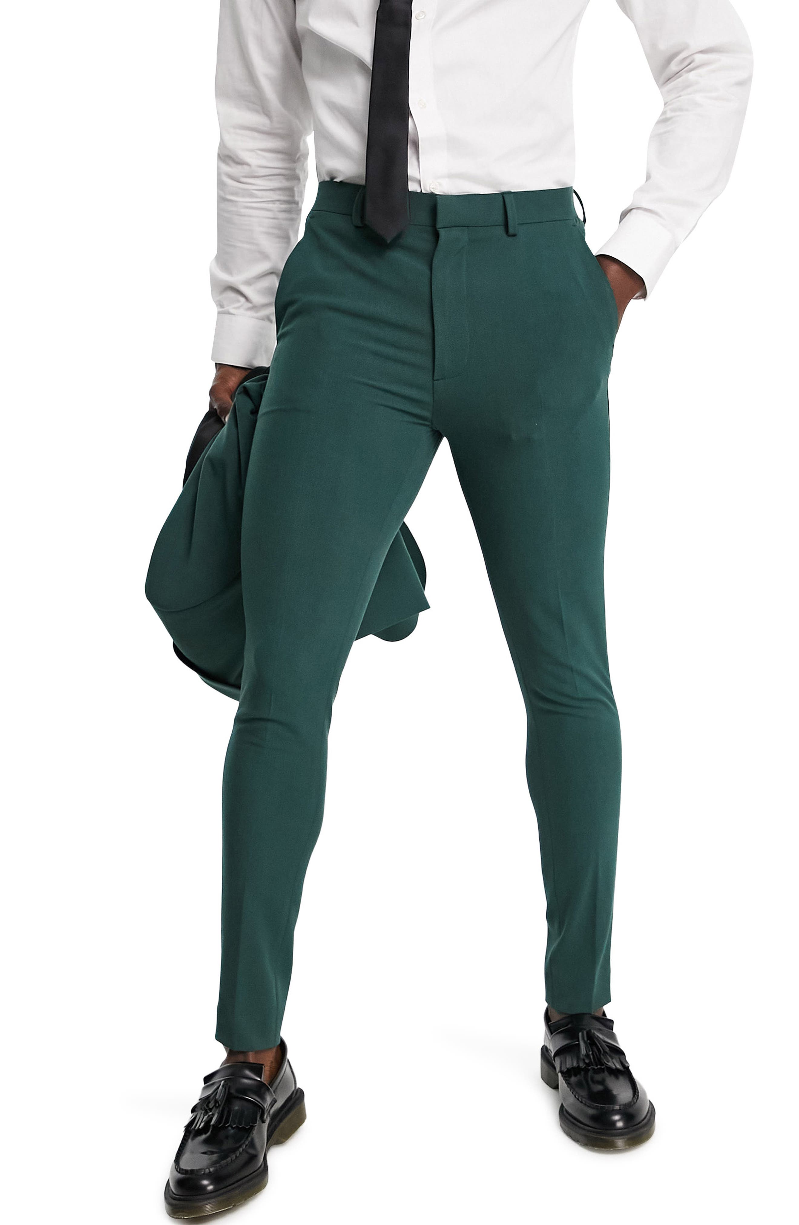 dark green dress pants