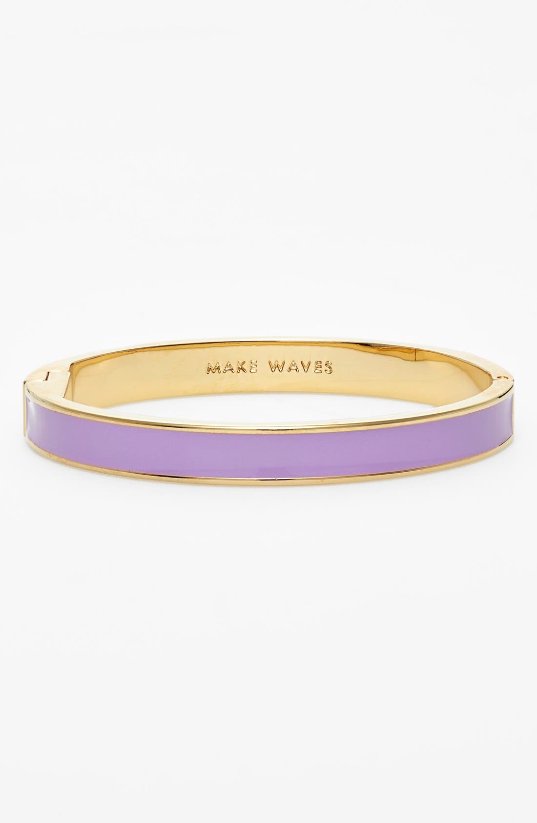 kate spade new york 'idiom make waves' enamel hinged bangle Nordstrom