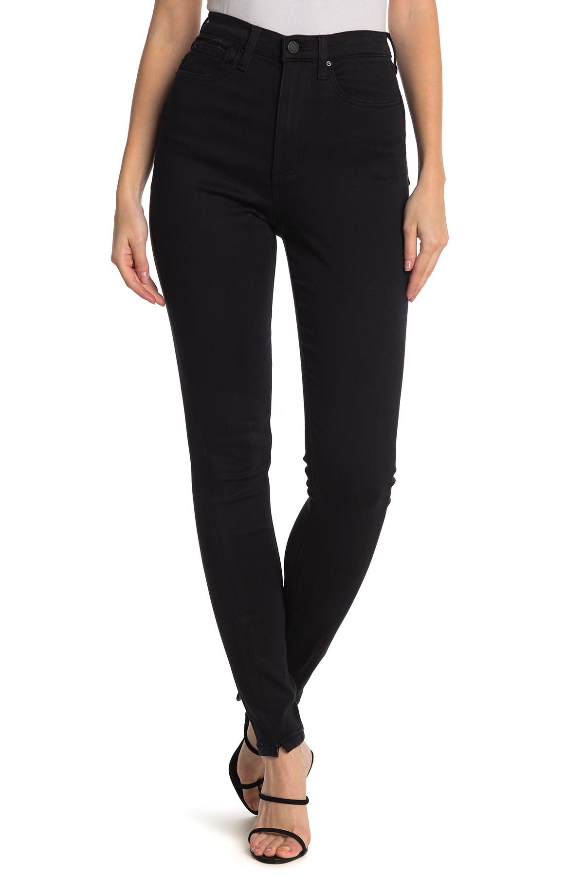 women's ankle zip skinny jeans