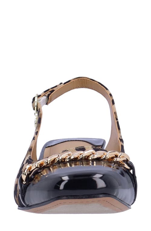 Shop J. Reneé Bagley Slingback Pump In Brown/black