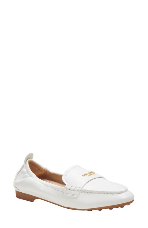 Shop Kate Spade New York Eliza Moc Toe Loafer In Fresh White