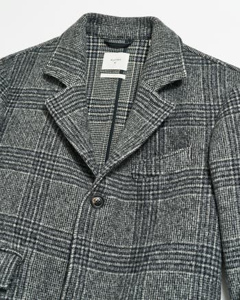 Billy Reid Astor Plaid Wool Blend Coat Nordstrom