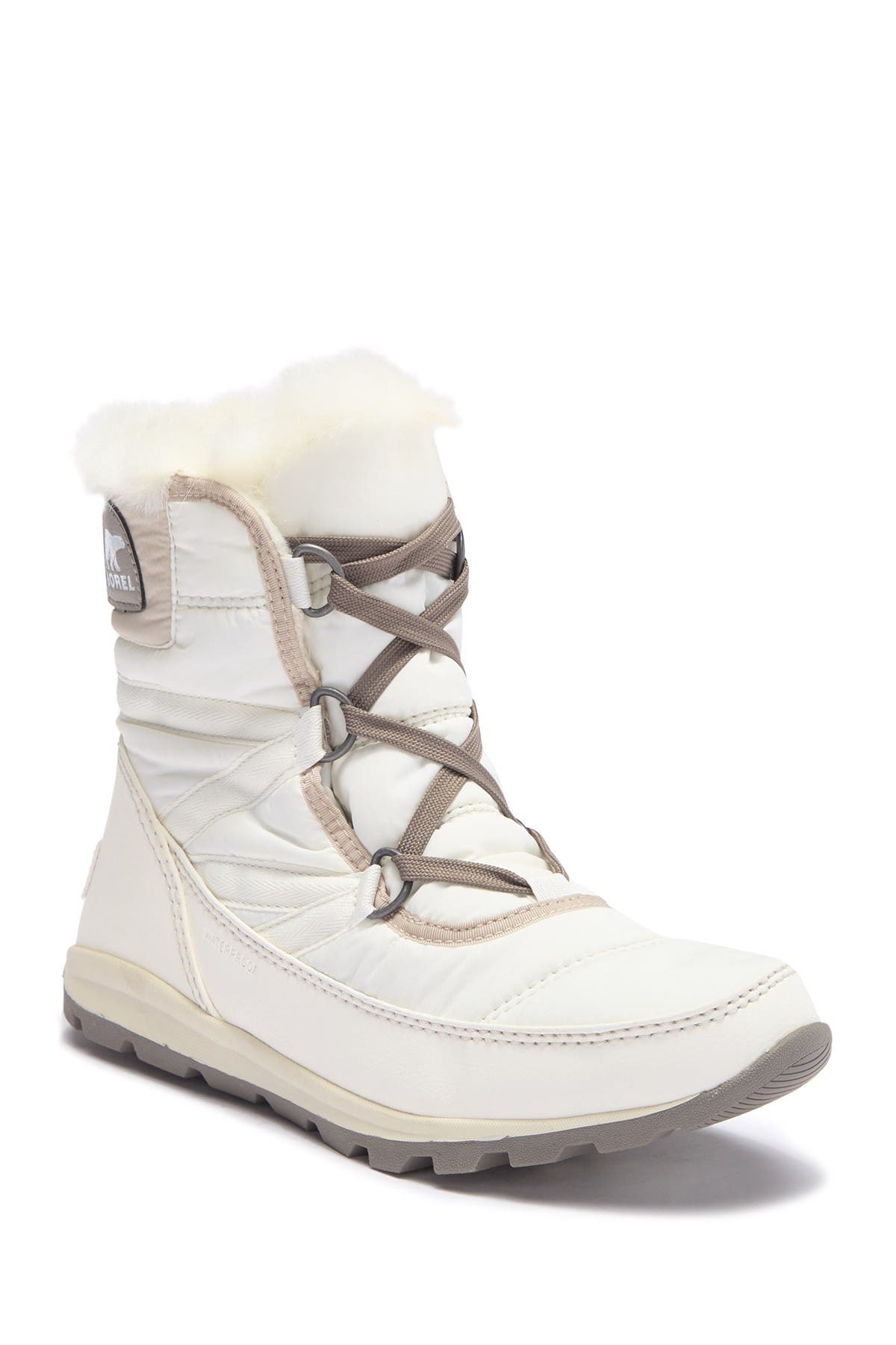 sorel whitney waterproof faux fur boot