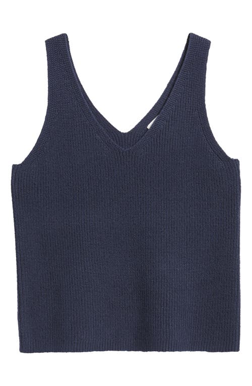 Shop Caslonr Caslon(r) Sweater Tank In Navy Blazer