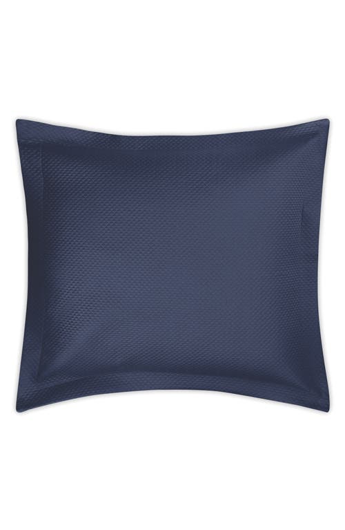Matouk Alba Quilted Euro Sham in Navy at Nordstrom