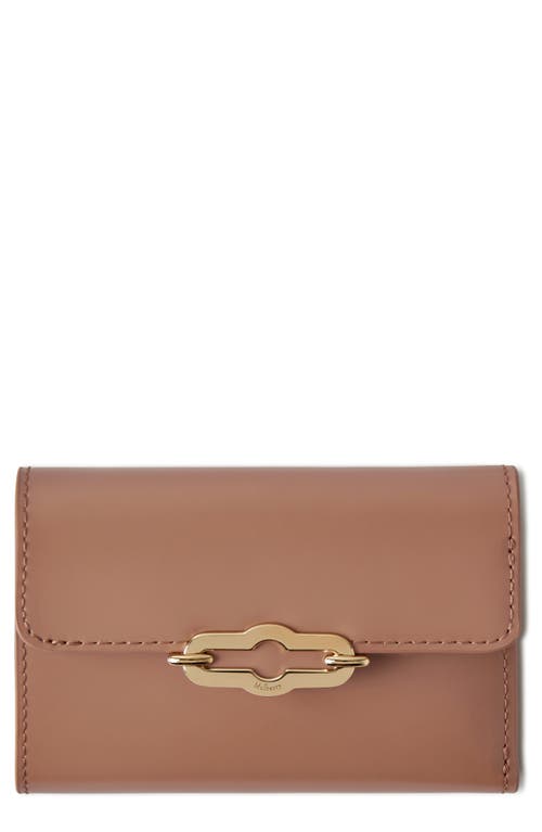 Mulberry Pimlico Leather Compact Wallet in Sable at Nordstrom