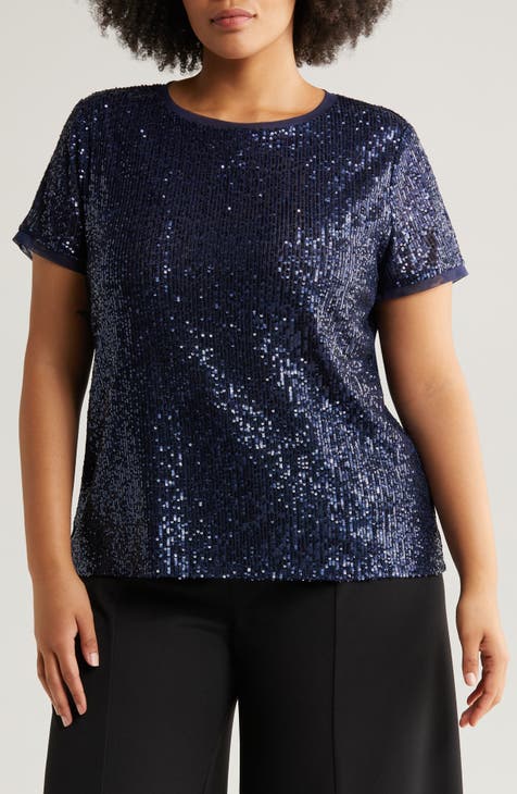 Plus-Size Sequin Tops Shopping Guide, Sparkly Holiday Tops