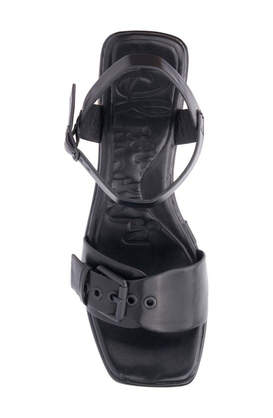 Shop Olivia Miller Slay Block Heel Sandal In Black