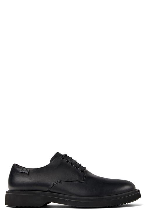 Camper Norman Leather Shoes In Black