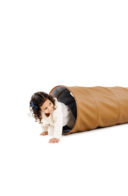 Gathre Kids'  Expandable Faux Leather Tunnel In Camel