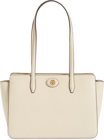 Tory Burch Robinson Small Printed Leather Tote