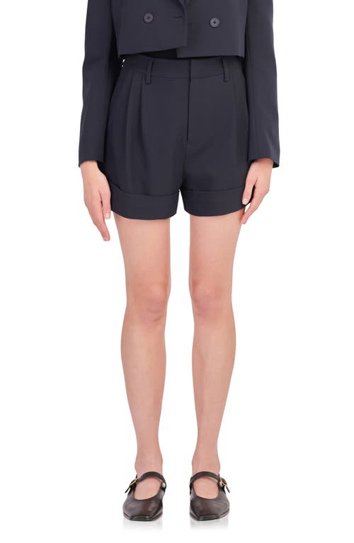 English Factory High Waist Shorts In Navy