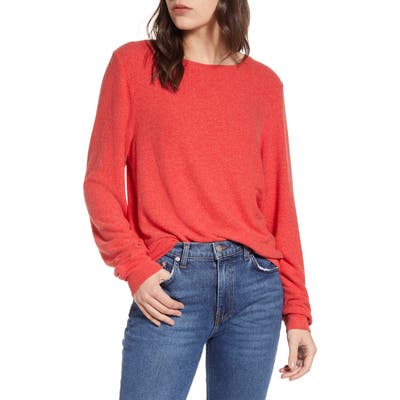 Wildfox Baggy Beach Jumper Pullover, Red