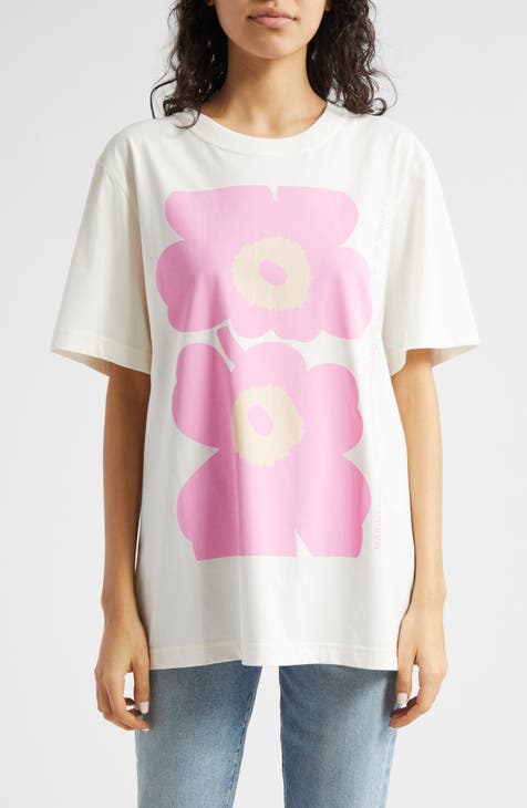 Embla Unikko Floral Cotton Graphic T-Shirt