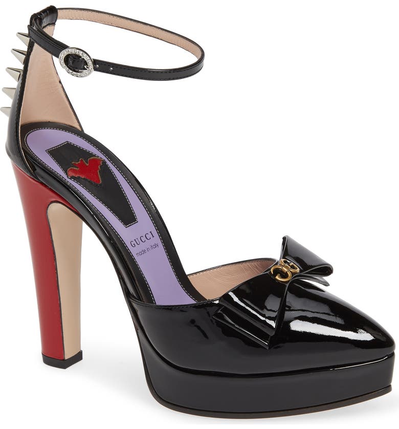 Gucci Sadie Spike Platform Pump Women Nordstrom