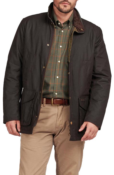 Barbour Men's Stratford Wax Jacket - Olive (MWX1846OL51) - Men's Clothing,  Traditional Natural shouldered clothing, preppy apparel