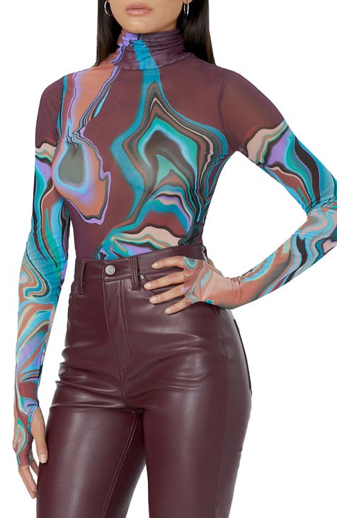 Leather Bodysuits Womens Tops - Macy's