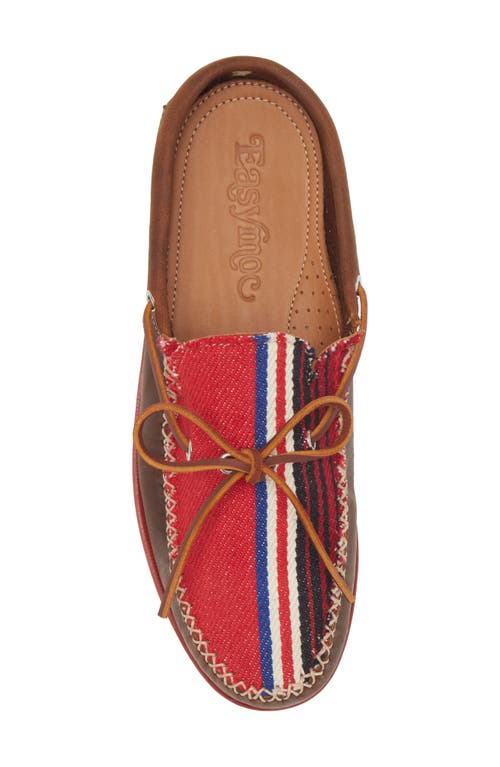 Shop Easymoc Beach Blanket Loafer In Red Beach Blanket