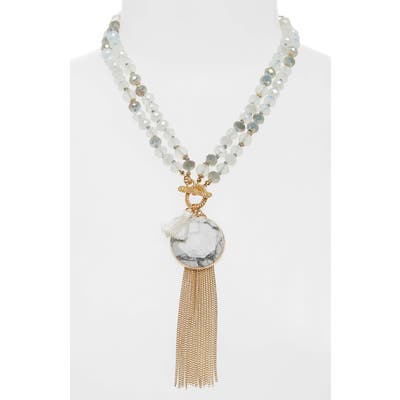 Stella + Ruby Semiprecious Stone Necklace