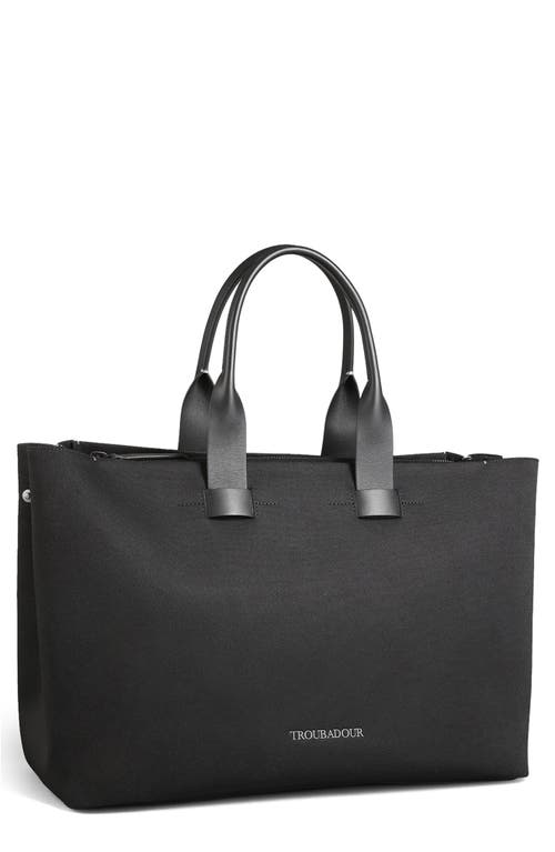 Troubadour Waterproof Recycled Carrier Tote in Black at Nordstrom, Size One Size Oz