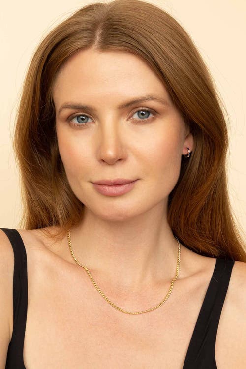 ORADINA ORADINA 14K GOLD ESTATE CUBAN NECKLACE