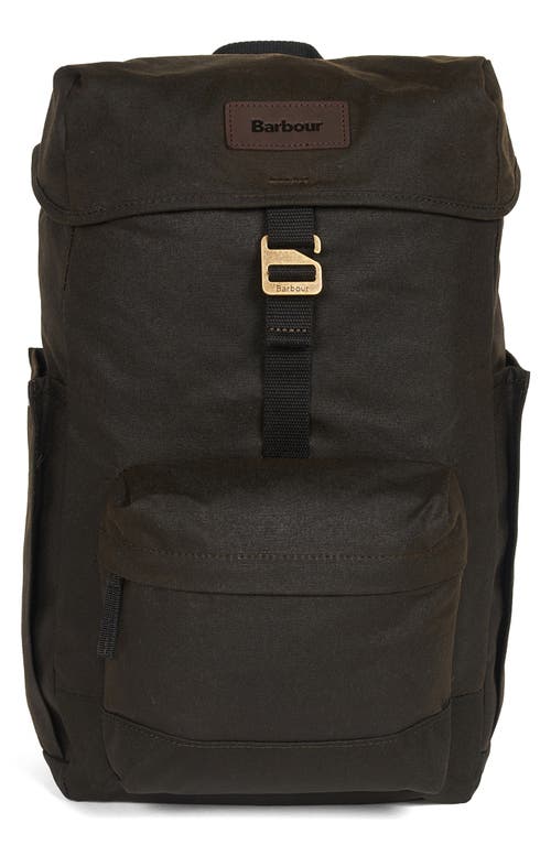Essential Wax Backpack in Olive