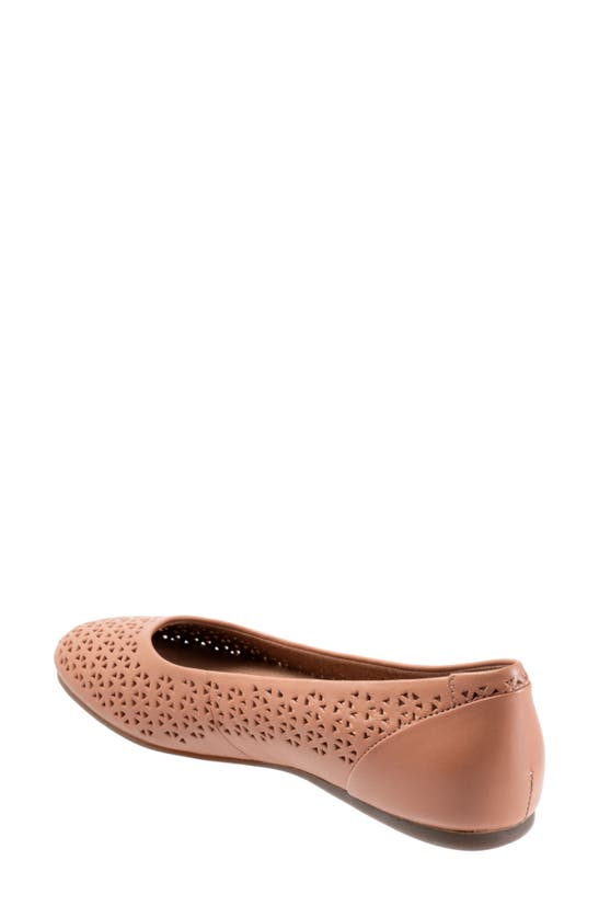 Shop Softwalk ® Sonoma Cutout Flat In Blush Perf