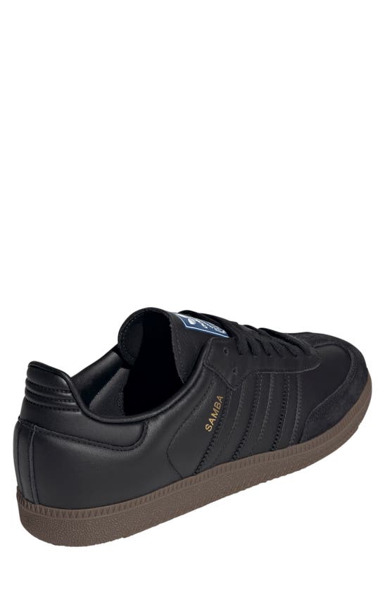 Adidas Originals Gender Inclusive Samba Og Sneaker In Core Black/ Core Black/ Gum5