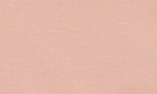 Maniere Floral Embroidered Cotton Knit Footie In Mauve