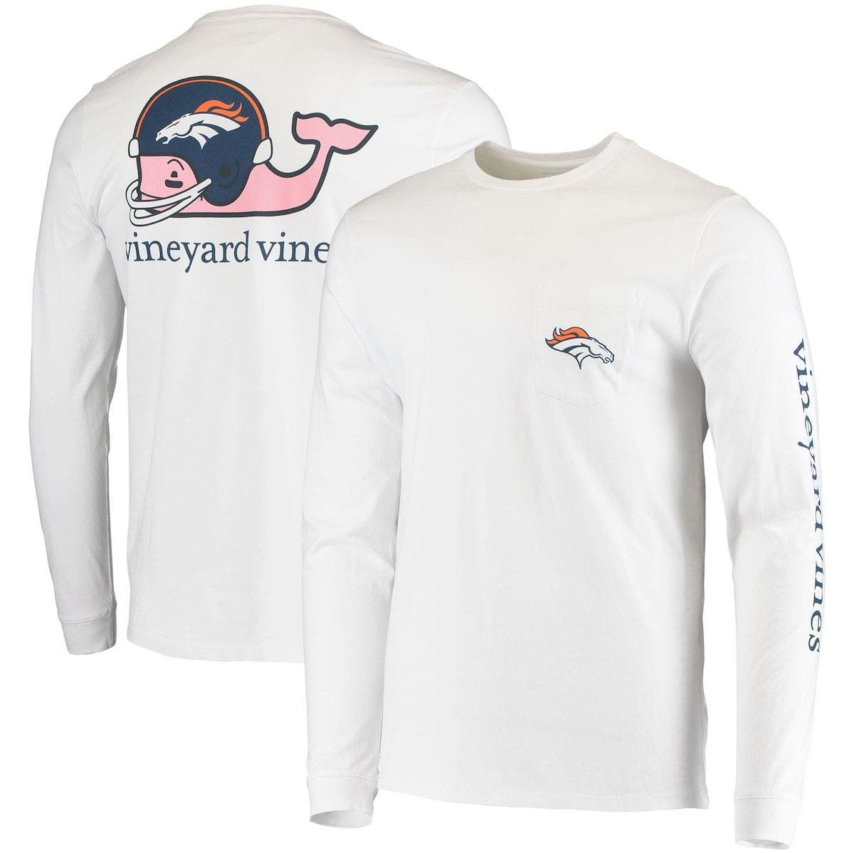 white denver broncos shirt