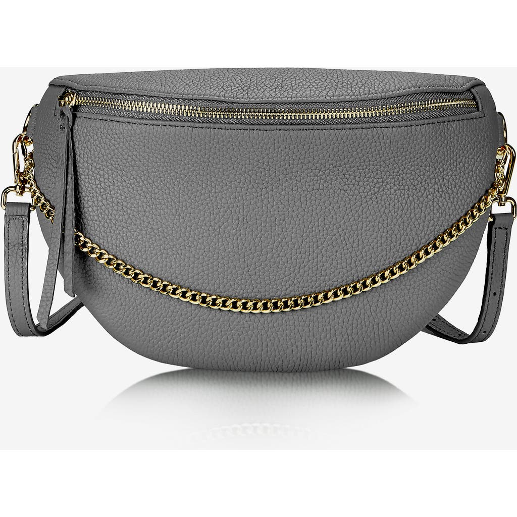 Gigi New York Beck Sling Leather Crossbody Bag In Graphite