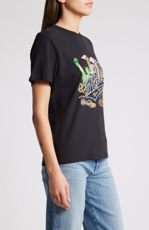 Shop Rails Nyc Cotton Graphic T-shirt In  New York