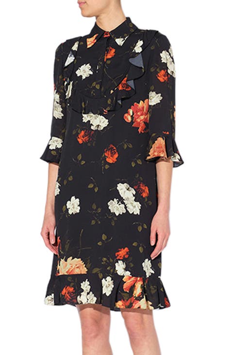 BLACK FLORAL DRESSES | Nordstrom