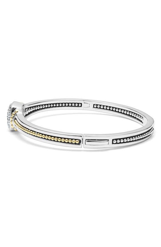 Lagos Rittenhouse Diamond Pavé Bangle In Silver