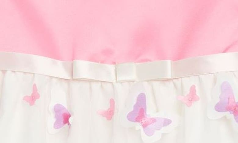 Shop Purple Rose Kids' Butterfly Appliqué Tulle Dress In Pink
