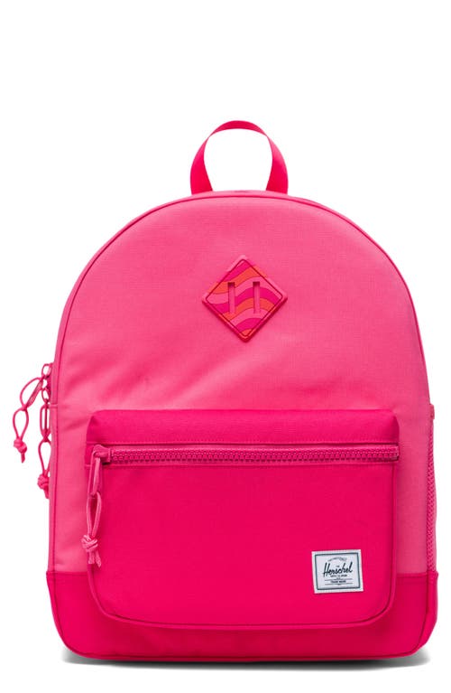 Herschel Supply Co. Kids' Heritage Youth Backpack in Hot Pink/Raspberry Sorbet at Nordstrom