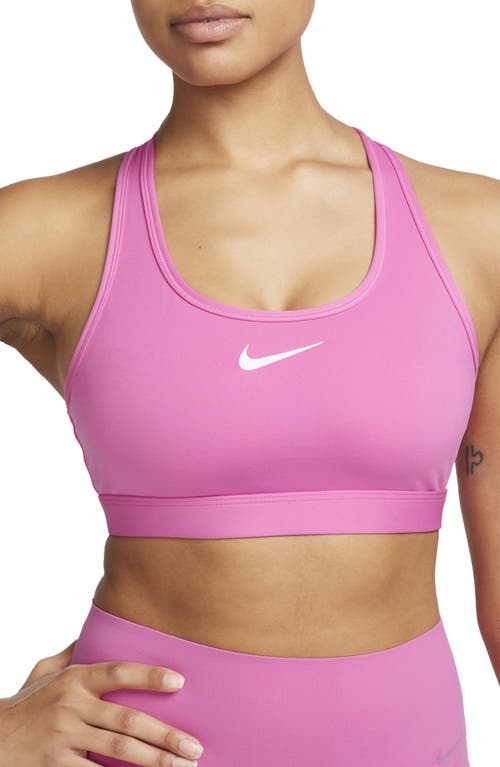 Dri-FIT Padded Sports Bra in Playful Pink/White