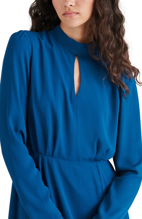 Steve Madden Hope Long Sleeve Minidress In Cadet Blue