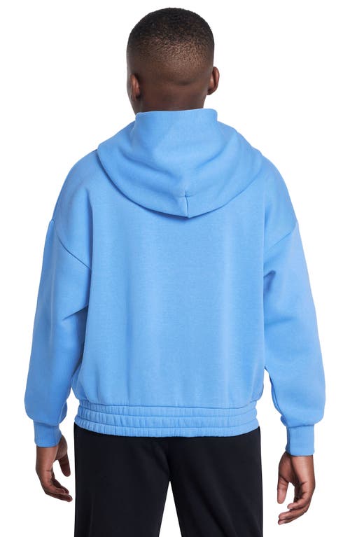 Shop Nike Kids' Culture Of Basketball Hoodie In University Blue/white