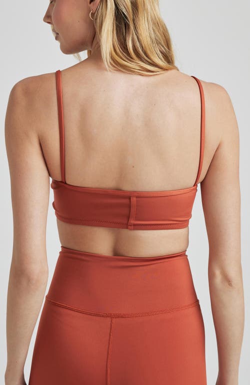 Contour Bralette In Baked Clay