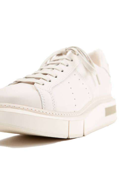 Shop Paloma Barceló Paloma Barcelo Agen Sneaker In White/gesso-salvia