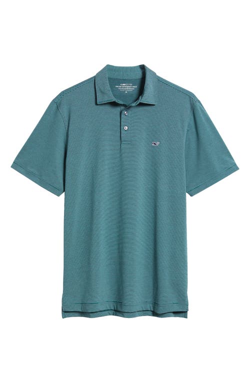 VINEYARD VINES VINEYARD VINES ST. JEAN STRIPE SANKATY PERFORMANCE POLO 