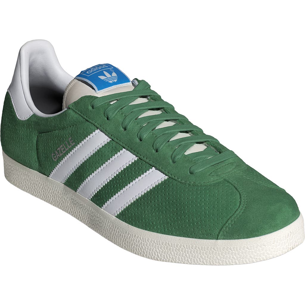 Adidas Originals Adidas Gazelle Sneaker In Preloved Green/white/white