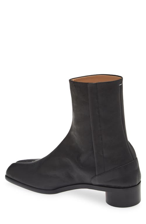 Maison Margiela Tabi Low-top Cotton-canvas Sneakers In Black
