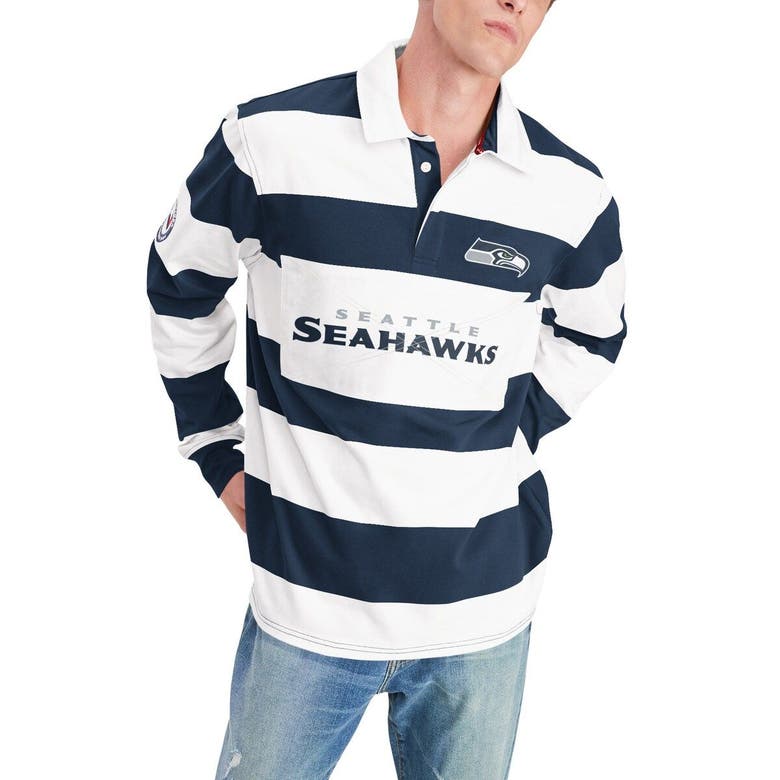 Tommy Hilfiger College Navy/white Seattle Seahawks Varsity Stripe