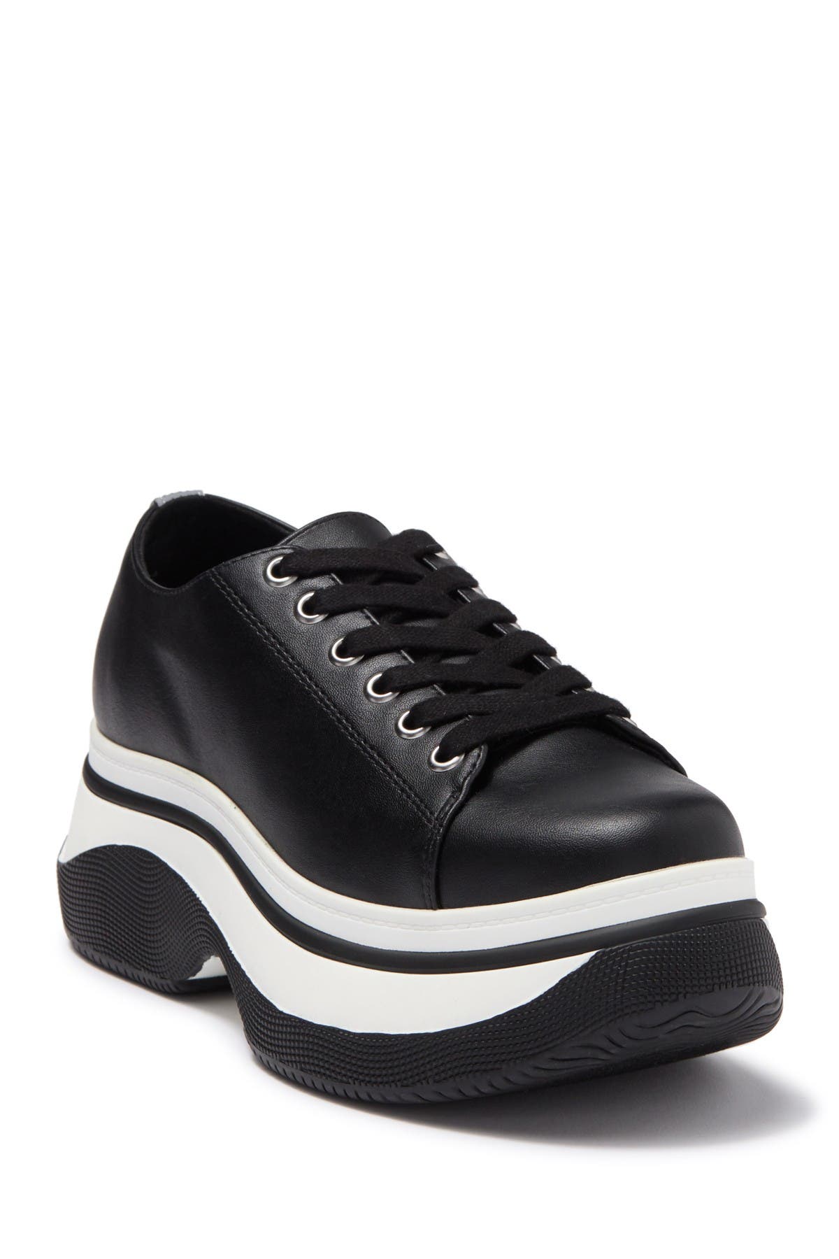 steve madden black platform sneakers
