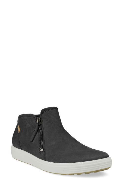 ECCO Soft 7 Mid Top Zip Sneaker at Nordstrom,